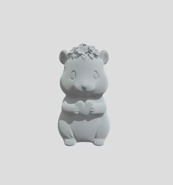 precious moments hamster - Model preview 1