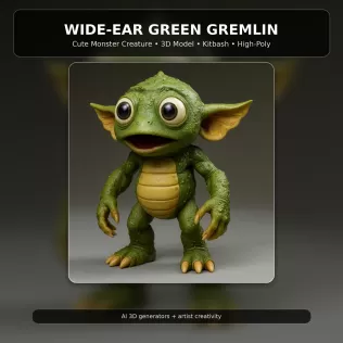 Fantasy Toy Character Collection Kitbash High-Poly 3D Model Set - Model thumbnail 8