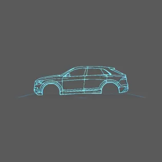 Audi - Q8 2019 Wall Art