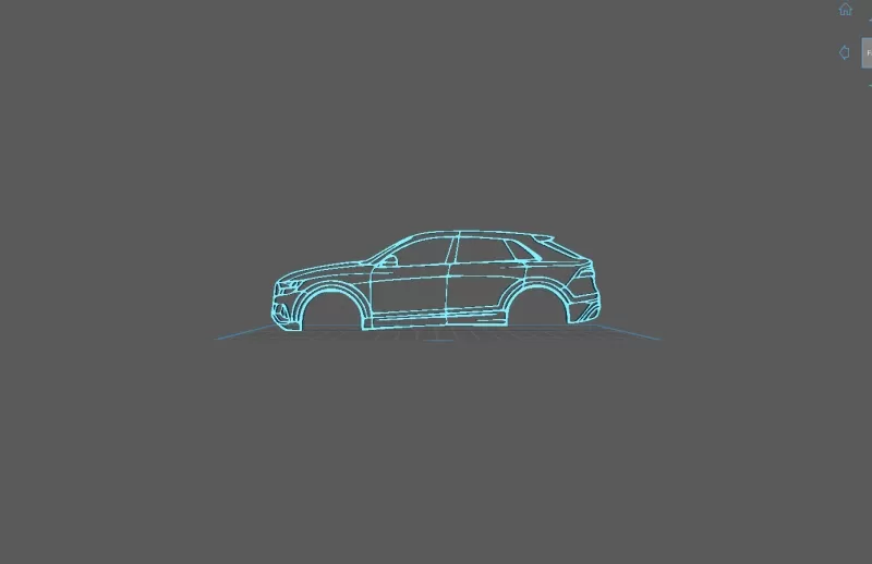 Audi - Q8 2019 Wall Art - Model preview 1