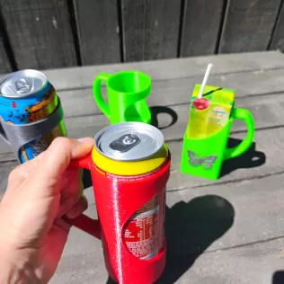3D Printable Can and Juice Box Holder Files (STL) - Model thumbnail 7