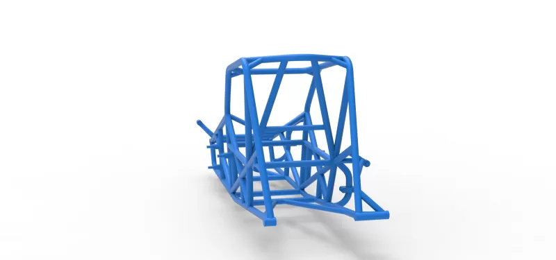 Frame for Sprint car Version 2 Scale 1:25 - Model preview 10