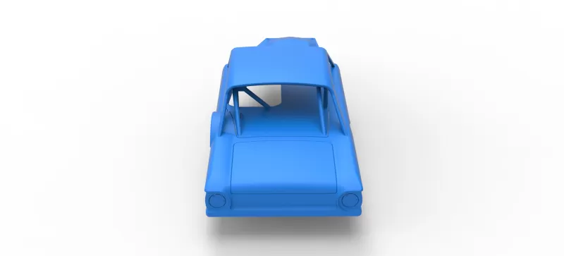 Shell of Vintage Asphalt Modified stock car V11 Scale 1:25 - Model preview 13