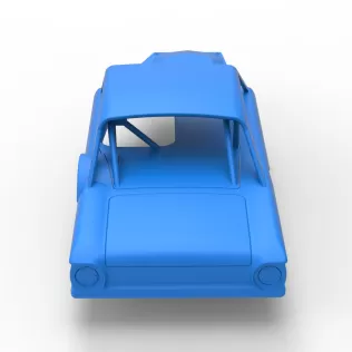 Shell of Vintage Asphalt Modified stock car V11 Scale 1:25 - Model thumbnail 13