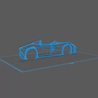 Ferrari - Monza Wall Art - Model thumbnail 1