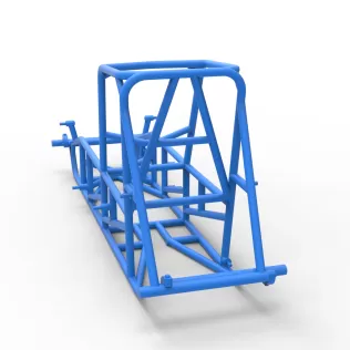 Frame of Vintage Sprint car Version 2 Scale 1:25 - Model thumbnail 10