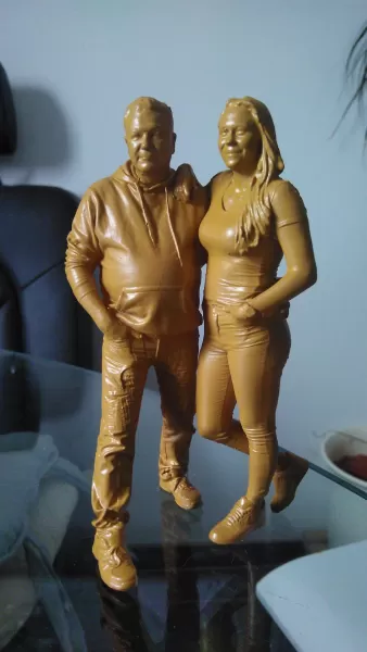 Figure for ship model passenger girl friend - Model preview 1