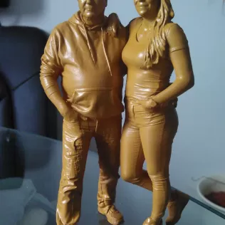 Figure for ship model passenger girl friend - Model thumbnail 1