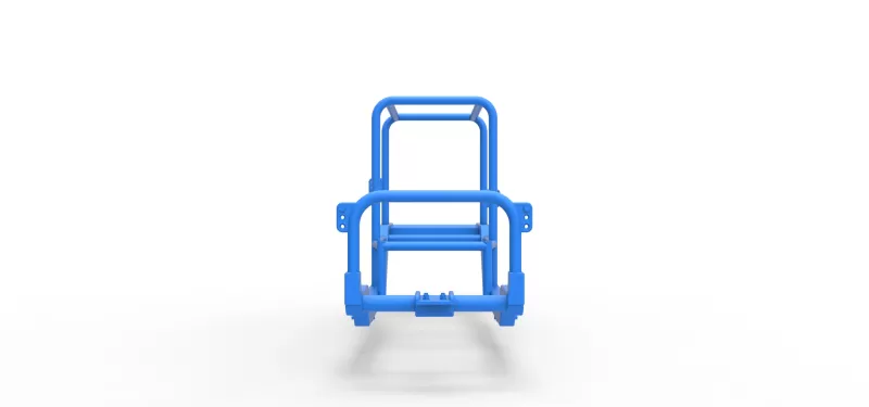 Frame of Vintage Supermodified stock car Scale 1:25 - Model preview 5