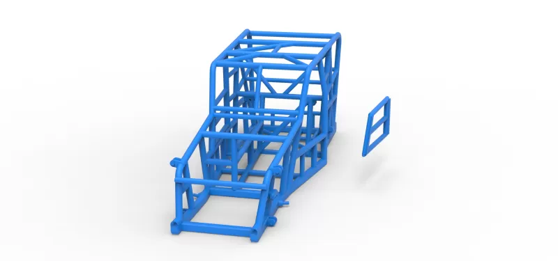 Frame of Dwarf car Scale 1:25 - Model preview 18