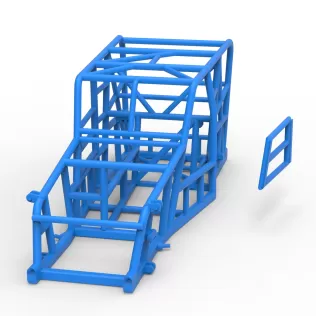 Frame of Dwarf car Scale 1:25 - Model thumbnail 18