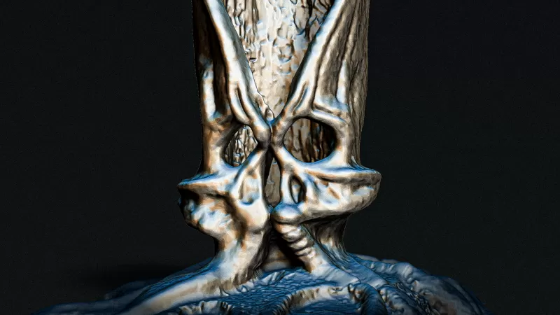 Haunted Skull Tree RoZ - Model preview 4