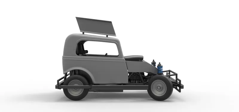 New Zealand Ministock car while turning Scale 1:25 - Model preview 22