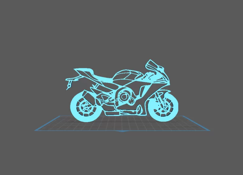 Yamaha - R1 Wall Art - Model preview 2
