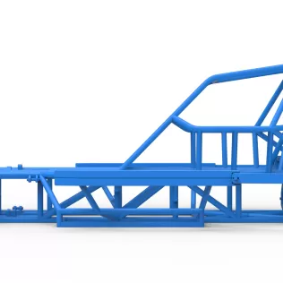 Frame of BriSCA Formula 2 Stock Car Scale 1:25 - Model thumbnail 7