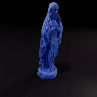 Virgin Mary Statue 3D Print Model - Model thumbnail 2
