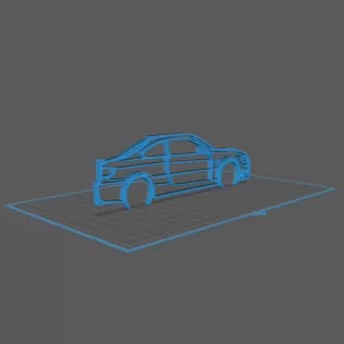 BMW - M3 E92 Wall Art - Model thumbnail 1