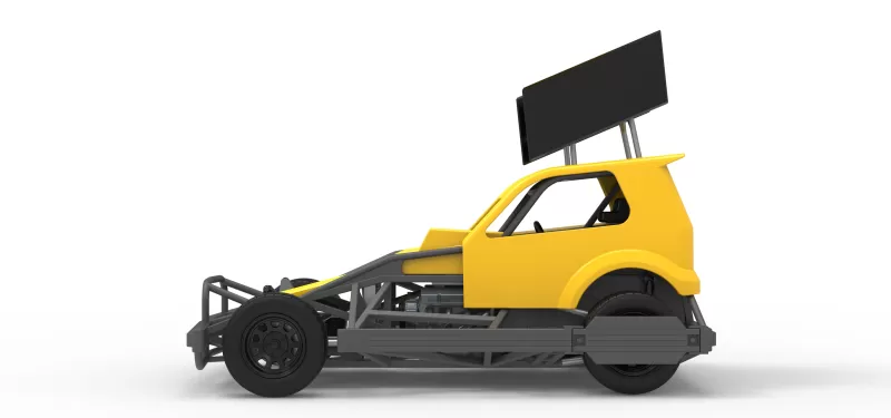 New Zealand Superstock car Version 5 Scale 1:25 - Model preview 9