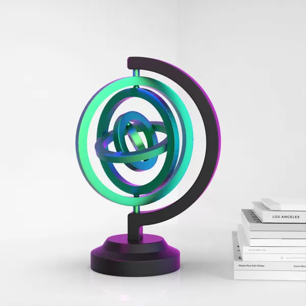 3D Gyroscope Fidget, Desktop Gyroscope Model, Desk Toy - Model preview 1