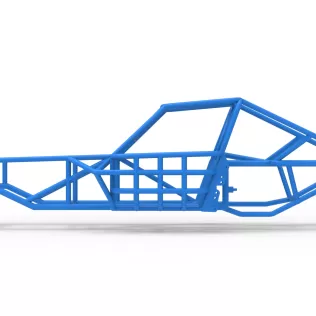 Frame of Super Dirt Late model Scale 1:25 - Model thumbnail 6