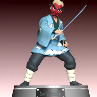 Sakonji Urokodaki - Demon Slayer - Model thumbnail 2