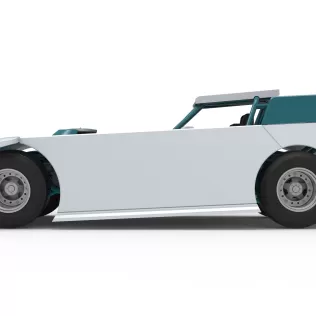 Wedge Dirt Late model Scale 1:25 - Model thumbnail 9