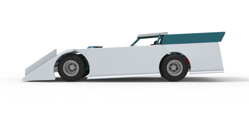 Wedge Dirt Late model Scale 1:25 - Model preview 9
