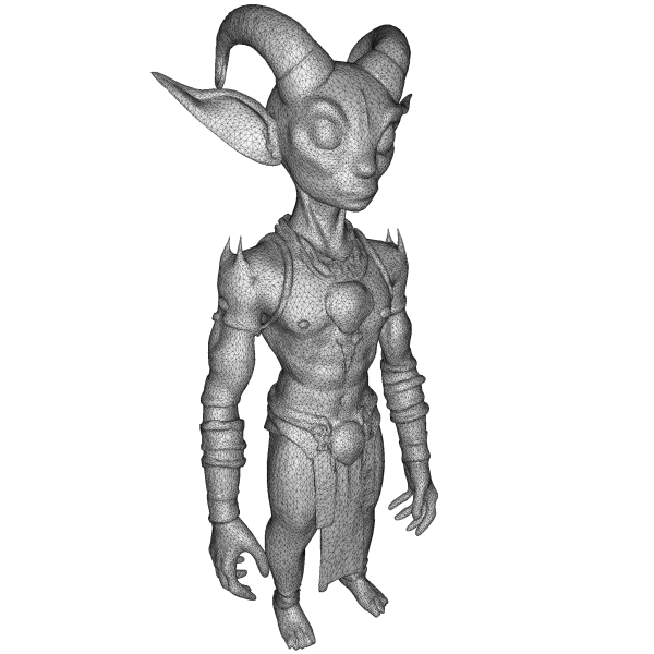 Mythic Horned Guardians – Fantasy Character Collection Kitbash - Model preview 3