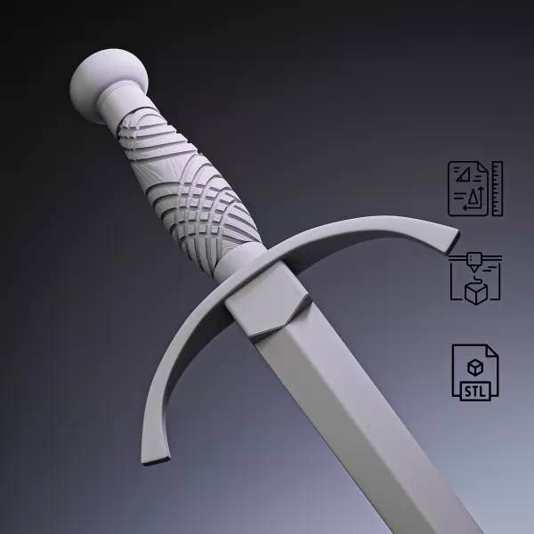 Naval Dirk Dagger #RoZ - Model preview 8