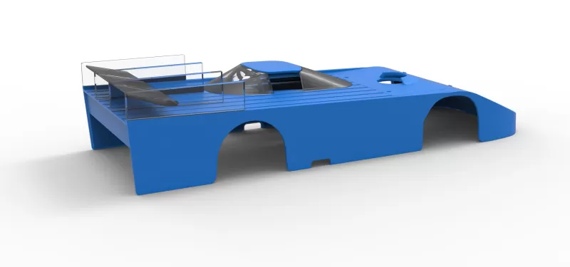 Shell of Vintage Asphalt Outlaw Super late model Scale 1:25 - Model preview 15
