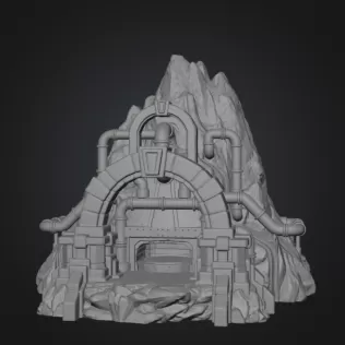 Dwarven Lava Forge STL File for 3D Print - Model thumbnail 11