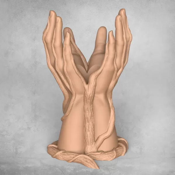 Beautiful Vase Hands - Model preview 1