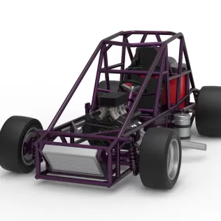 Experimental Pavement Silver Crown Car Base Version 2 Scale 1:25 - Model thumbnail 5