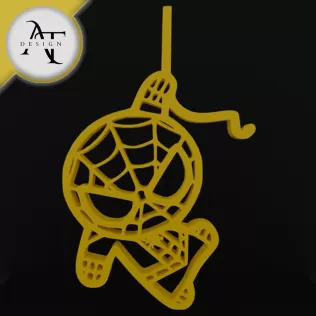 Spidey - Little Spiderman - Marvel - Silhouette - 2D Wall Art