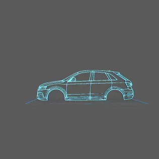Audi - Q3 2019 Wall Art