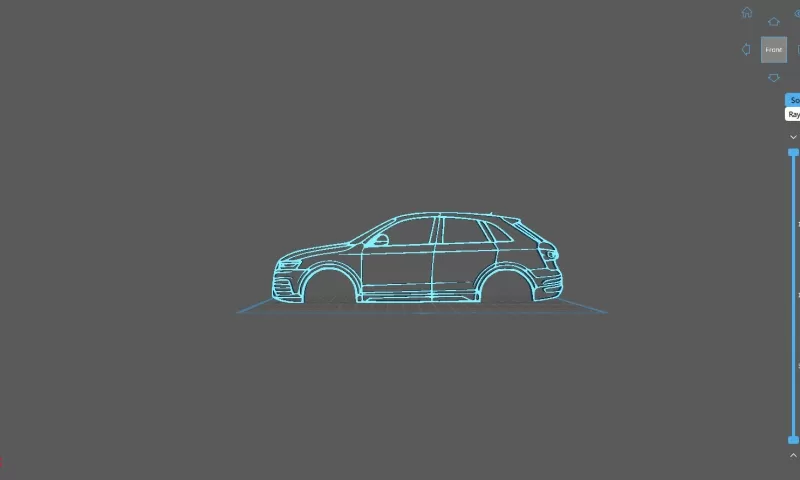 Audi - Q3 2019 Wall Art - Model preview 1