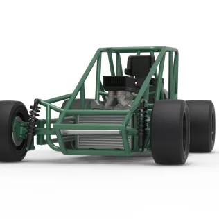 Pavement Silver Crown Car Base Scale 1:25 - Model thumbnail 6