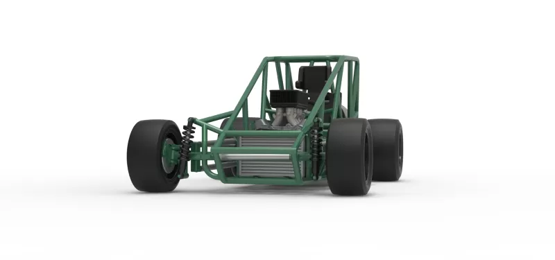 Pavement Silver Crown Car Base Scale 1:25 - Model preview 6