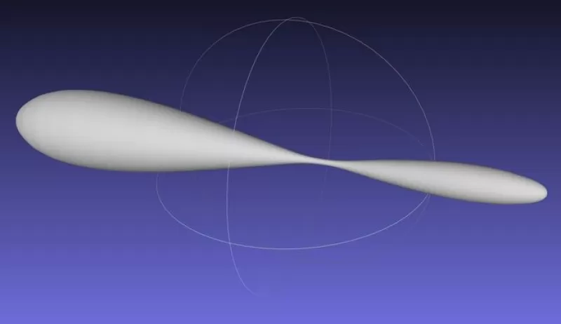 Large Analemma Sundial Gnomon - Model preview 1