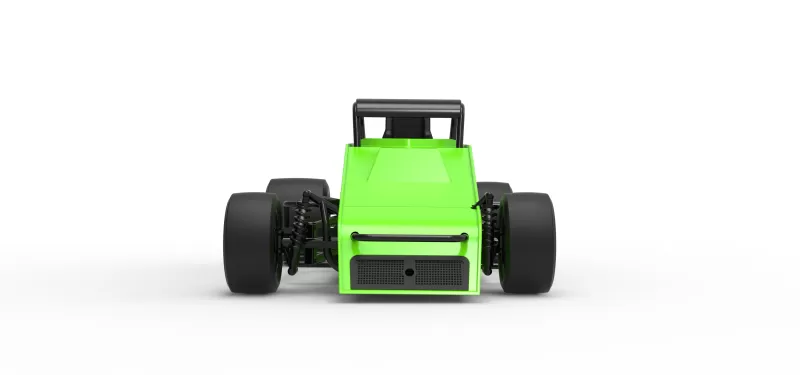 Pavement Silver Crown Car Version 3 Scale 1:25 - Model preview 7