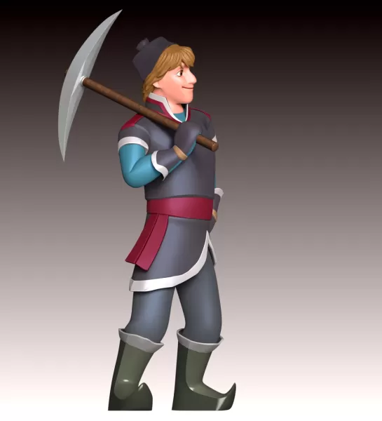 Kristoff Frozen - Model preview 8