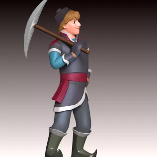 Kristoff Frozen - Model thumbnail 8