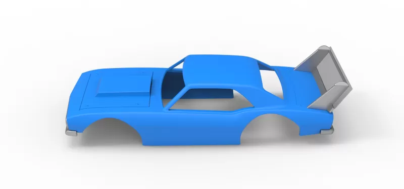 Shell of Vintage Semi-Late Model Stock Car Scale 1:25 - Model preview 8