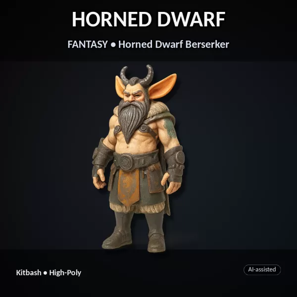 Vulpine Heroes Bundle – 10 Stylized Fantasy + Sci-Fi Characters - Model preview 10