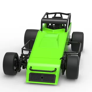 Pavement Silver Crown Car Version 3 Scale 1:25 - Model thumbnail 5