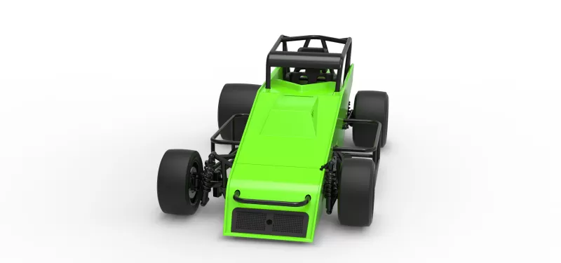 Pavement Silver Crown Car Version 3 Scale 1:25 - Model preview 5