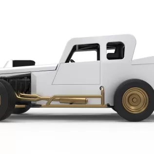 Dwarf car while turning Version 2 Scale 1:25 - Model thumbnail 9