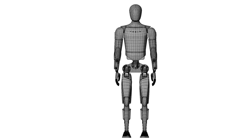 Optimus Gen tesla robot Advanced Humanoid Robot - Model preview 10
