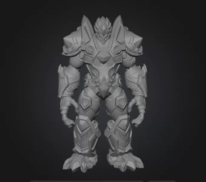 Mystic Crystal Golem - Model preview 1