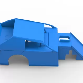 Shell of Mod Lite Race car Scale 1:25 - Model thumbnail 16